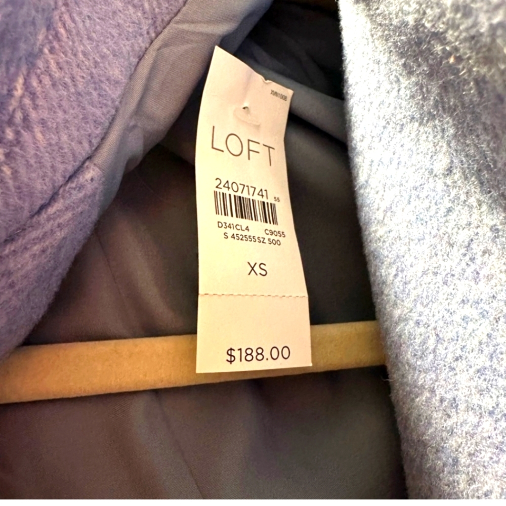 LOFT Women's Blue Jacket - Picture 4 of 5